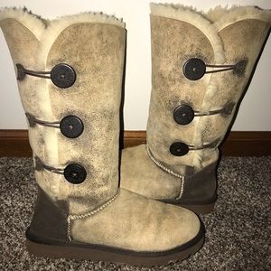 UGG Australia ‘Bailey Button Triplet’ Bomber Boot